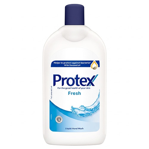 Flacon cu pulverizator de soluție degresantă pentru bucătărie Ajax, de culoare verde, cu pulverizator roșu și etichetă ce ilustrează suprafețe din bucătărie.